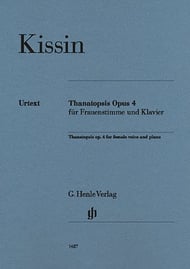 Thanatopsis, Op. 4 Vocal Solo & Collections sheet music cover Thumbnail